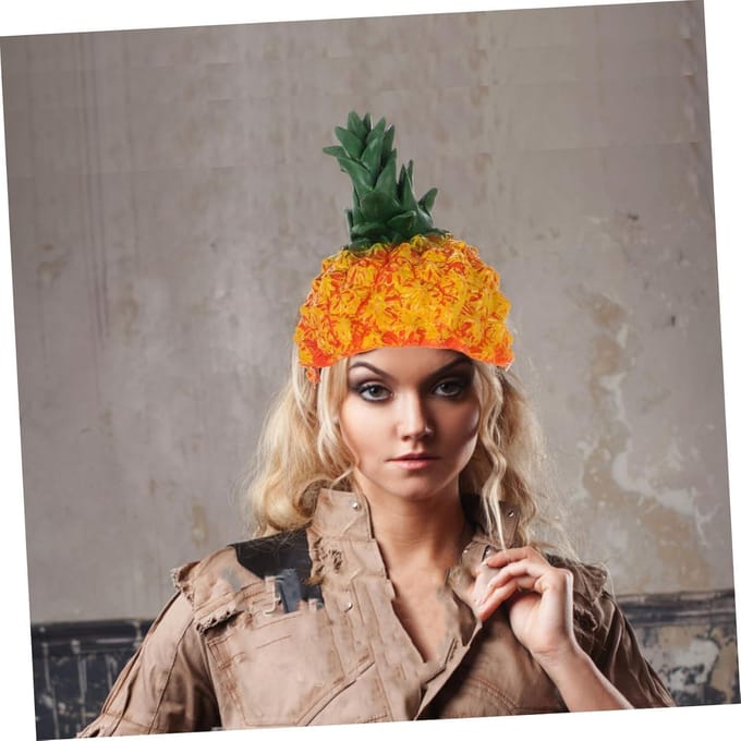 Masque Ananas Rigolo One size fits all adults orange