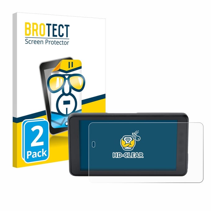 BROTECT - Screenprotector voor BMW ConnectedRide Navigator - Folie Beschermfolie transparant 2 Stuks