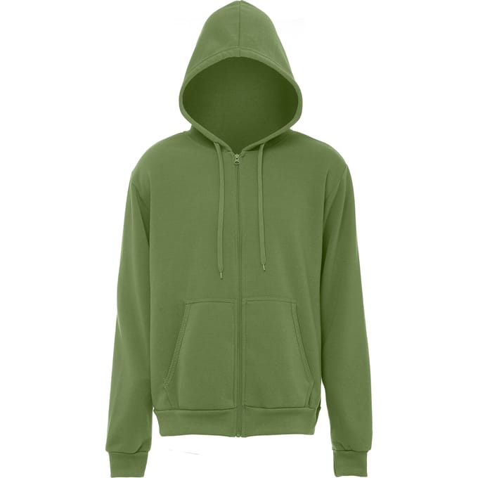 Mo Jas met capuchon Heren olijf