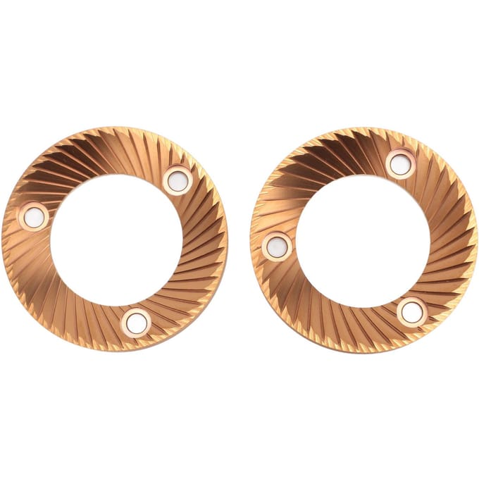 2 STUKS Koffiemolen Platte Braam 64mm Titanium Gecoat Multifunctionele Platte Braam voor DF64 DF64P DF64E beige