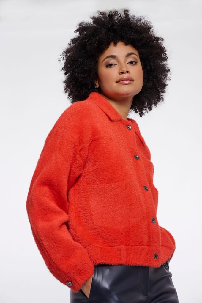 Rino & Pelle Jackets - Bubbly jacket - Luminous red