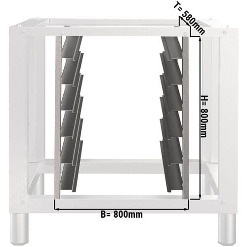 GGM Gastro Blechhalter - für Untergestell HUV800-2 Zilver