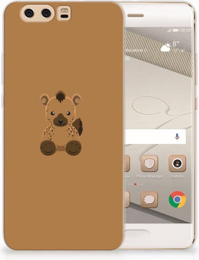 Huawei P10 Plus Telefoonhoesje met Naam Baby Hyena