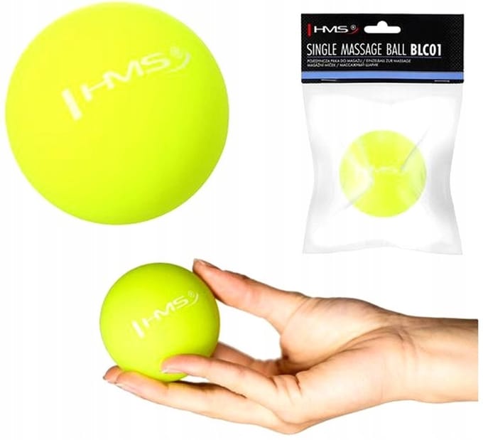 HMS Lacrosse Massagebal Groen - 6.5cm - Spierontspanning & Triggerpoint Therapie