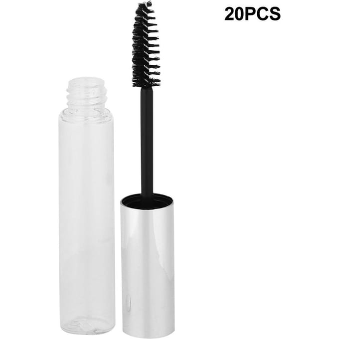 20 stuks Lege Mascaratube Hervulbare Container Wimpergroeiolie Dispenserfles white