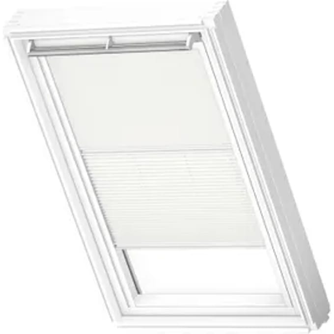 VELUX Origineel Verduisterend Rolgordijn Plus Plissé (DFD) Wit Kozijn, M04, 304, 1, Wit