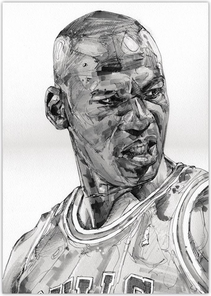 Michael Jordan - canvas - 70 x 50 cm
