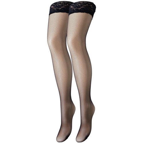 Panty’s/Kousen Trasparenze Autoreggente Microrete Ambra