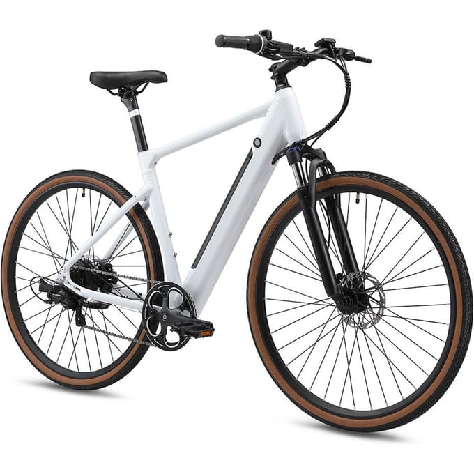 YANGOR H700 Stads E-Bike – Koppelingsensor, Tektro Hydraulische Remmen wit