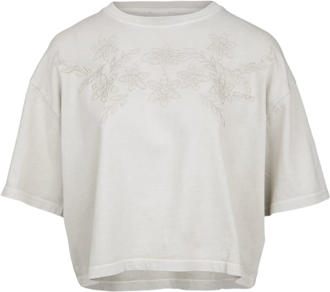 Brunotti - Dilola - T-Shirt Feather Grey - Dames - 100% Katoen - Relaxed Fit - S