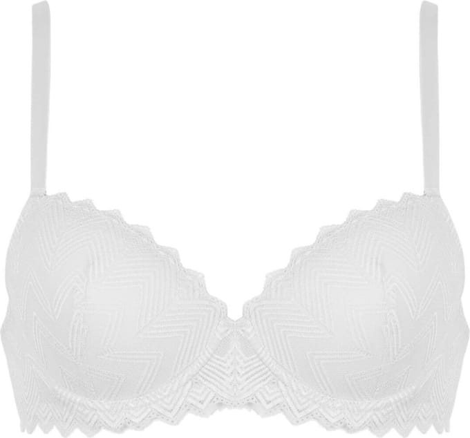 Naturana licht padded beugel BH maat 75B wit