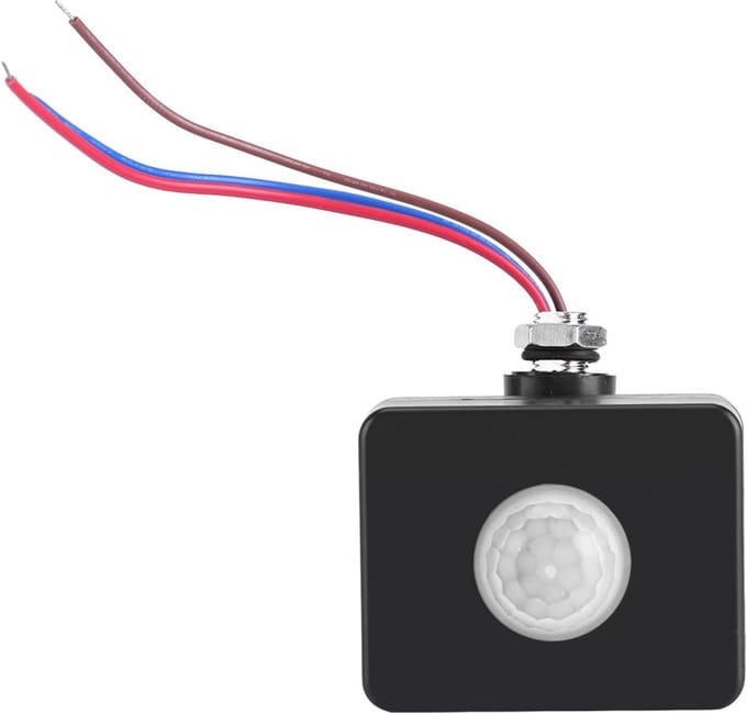 Waterdichte PIR Bewegingssensor Buiten - Infrarood Detector voor Verlichting en Beveiliging