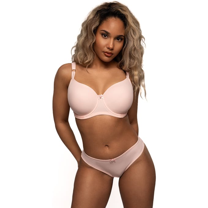 After Eden D-cup & up Faro String - Light Pink - S