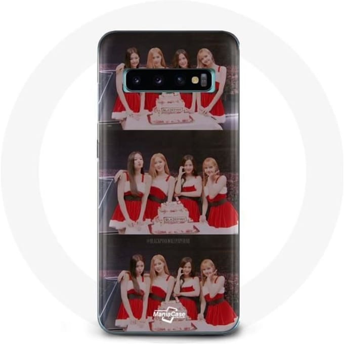 Coque pour Samsung Galaxy S10 Edge BLACKPINK Cadeau de Noël Chanson Last Christmas