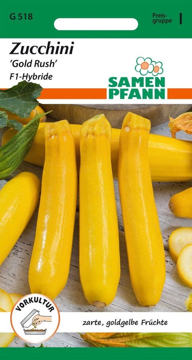 Courgette, Gold Rush F1 - Groentezaden Courgettezaden