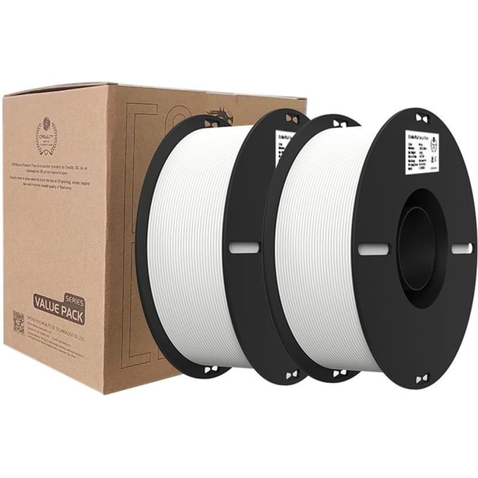 3D Filament Creality PLA 1.75mm wit  2x 1 kg