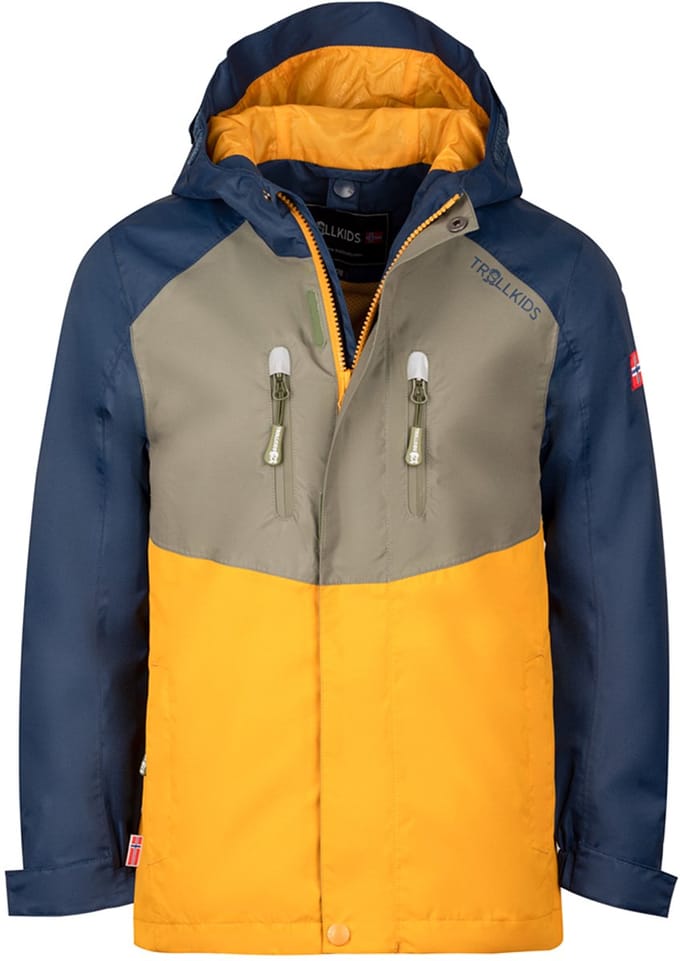 Trollkids Bryggen Jas Oranje,Blauw 164 cm Kinderen