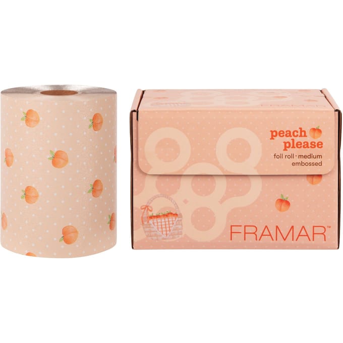 Framar Peach Please Embossed Roll 320ft