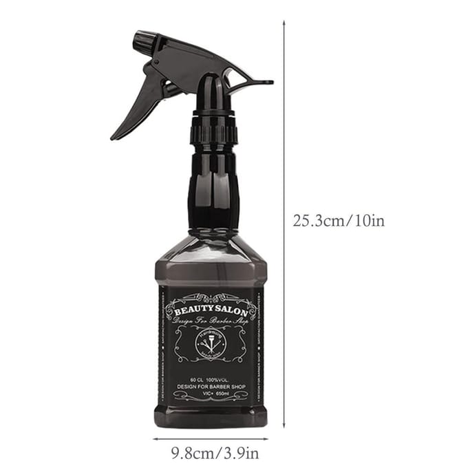 650ml PET Lege Kappers Sprayfles Verstelbare Plastic Whisky Spuitfles Hervulbare Sproeier voor gray