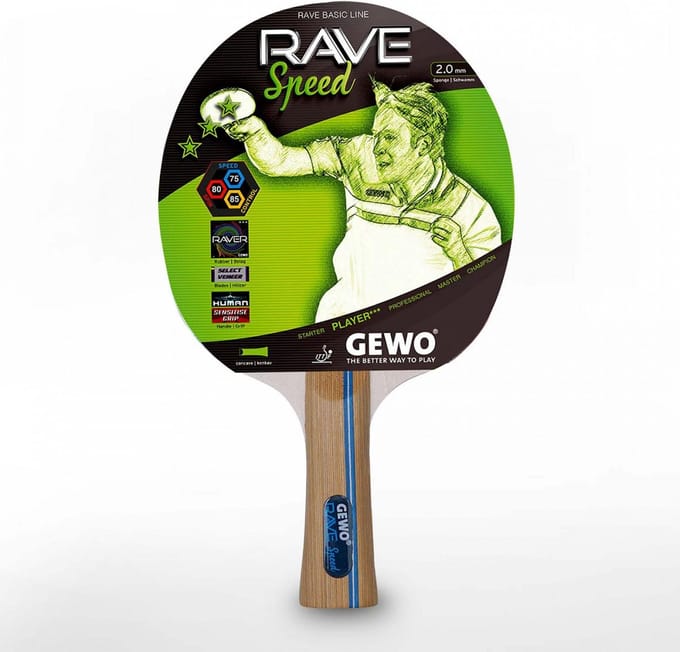 Gewo Tafeltennis Bat Rave Speed