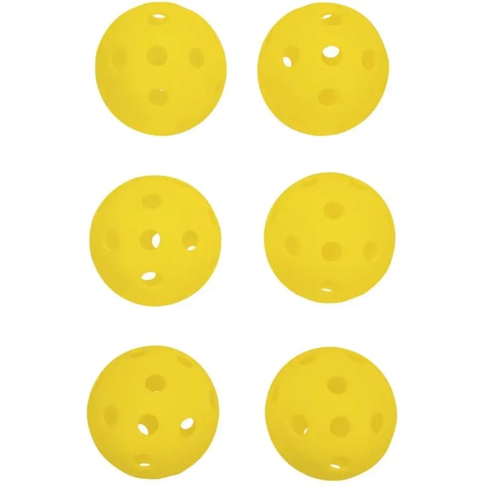 Pickleball binnenbal Pure4Fun (x6)