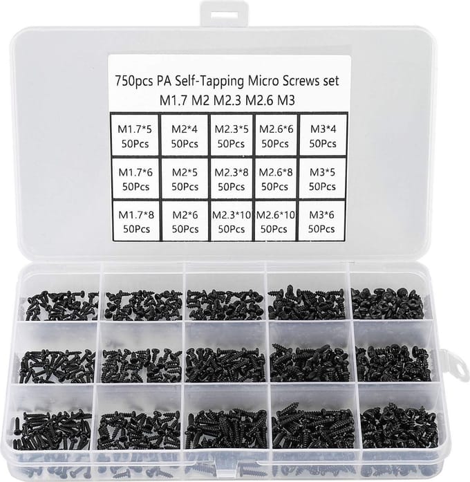 schroeven - zelftappende schroeven-assortimentset,750 stuks