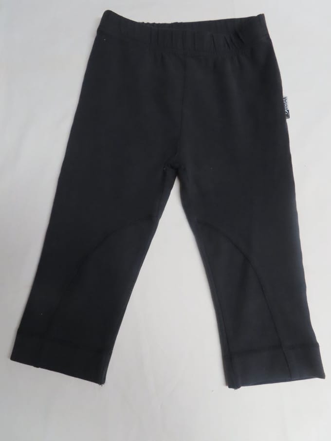 Legging - Meisje - Donker grijst - Effen - lengte 3/4 - 2 jaar 92