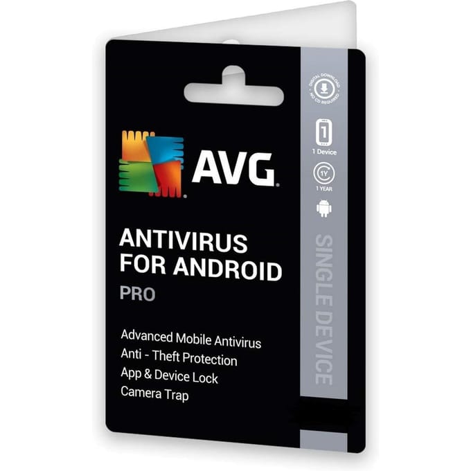 AVG AntiVirus Pro for Android [1 Android] 1 Jaar