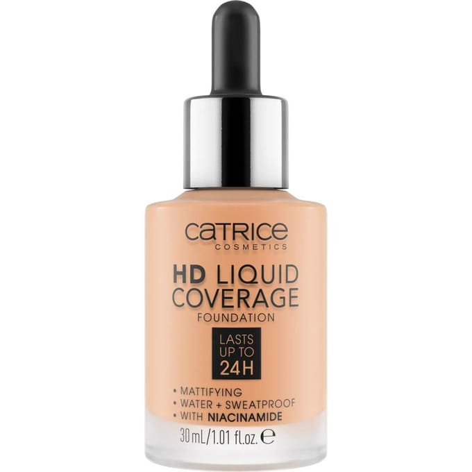 Foundations en Concealers Catrice Vloeibare foundation met HD-dekking
