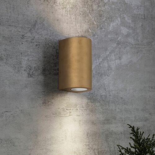 KS Verlichting Big Noa Up en Down Muurlamp Messing