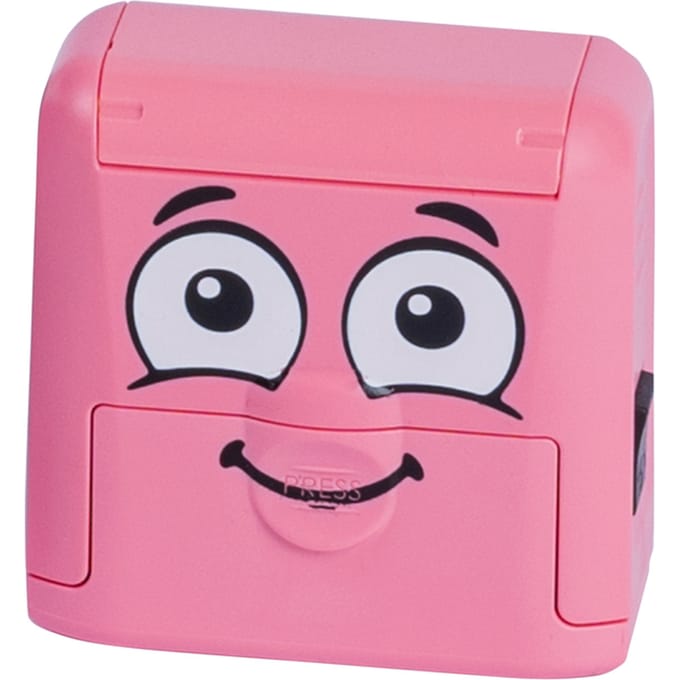Textielstempel Colop Marky personaliseerbaar roze