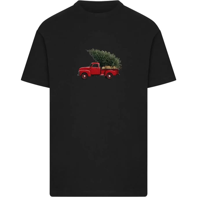 Mister Tee - Christmas Tree Pickup Heren Tshirt - S - Zwart