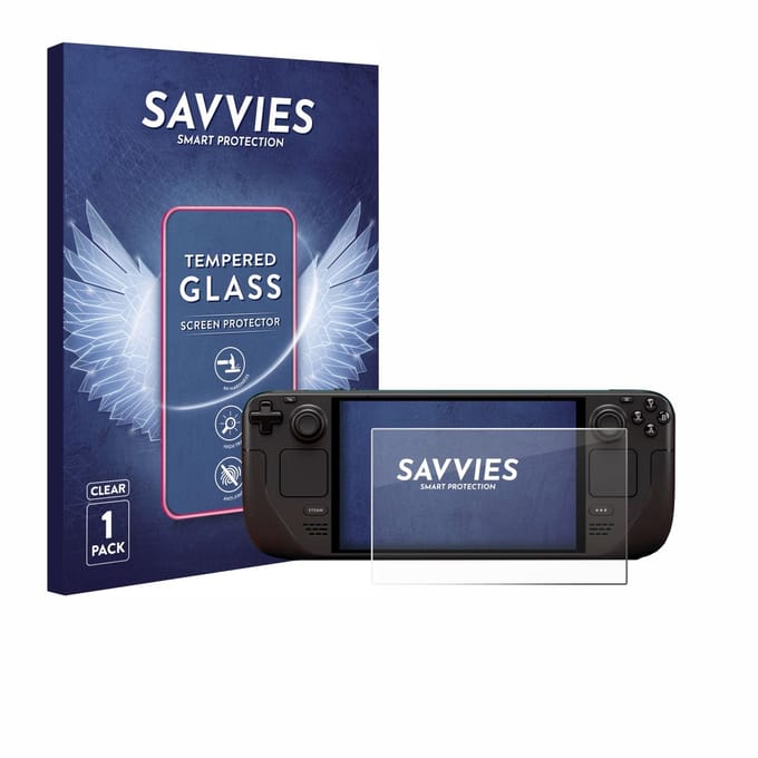 Savvies - Glas Screenprotector voor Valve Steam Deck OLED - Gehard Beschermglas 9H