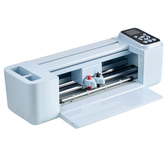 Machine de découpe vinyle, 305 mm, Cutter vinyle contrôlé par boutons et écran, Plus de 5000 ressources de design intégrées, Compatible avec Mac, Windows, Android et