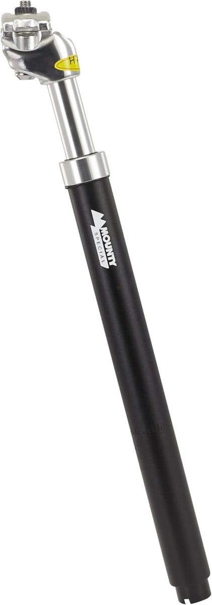 Verende Zadelpen Verstelbaar Elastomeer Zwart/Zilver voor Volwassenen