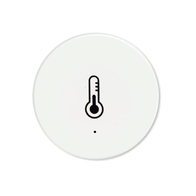ZigBee temperatuur-vochtigheidssensor met alarmfunctie APP-controle binnentemperatuurvochtigheid wit