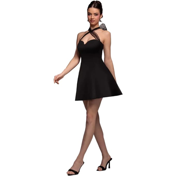 Skater jurk voor dames Goddiva Bella Mini