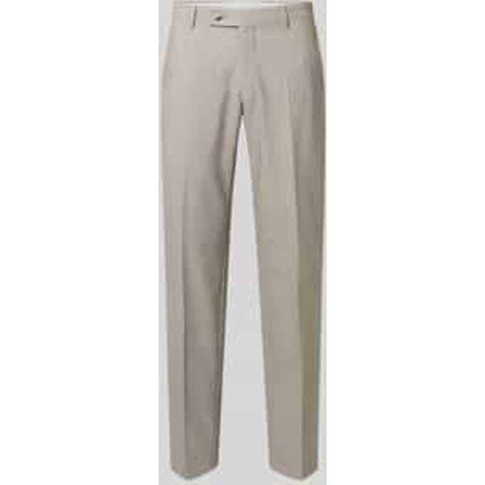 Regular fit pantalon met persplooien
