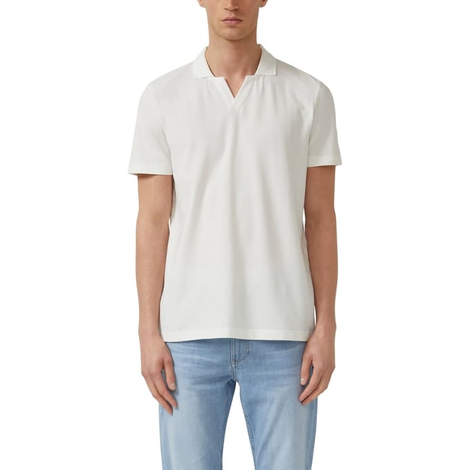 s.Oliver - male - Piqué poloshirt met open kraag