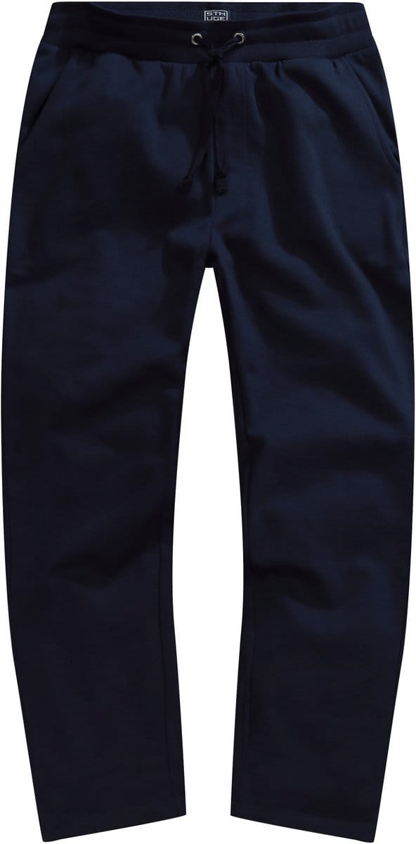 STHUGE - Heren - Joggingbroek modern fit elastische tailleband 4 zakken - Navy blauw - Maat 4XL