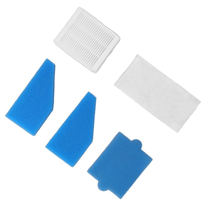 5 stuks filtersset voor Thomas 787241 stofzuigerfilteraccessoires vervanging blue