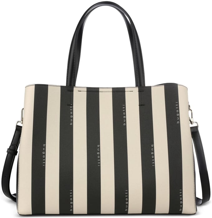bugatti handtas schoudertas Cleo Hand Bag Black zwart