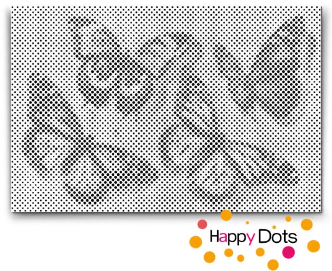 HappyDots DOT Painting Vlinders 06 - 40x60cm