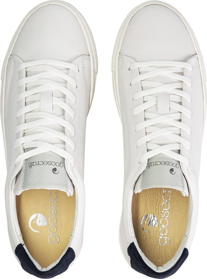 Goosecraft - maat 40- Jason Cupsole Heren Sneakers - Wit-Blauw