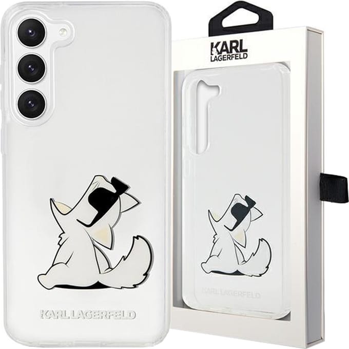 Karl - Lagerfeld - KLHCS23MCFNRC S23+ S916 koffer - transparante hardcase Choupette Fun