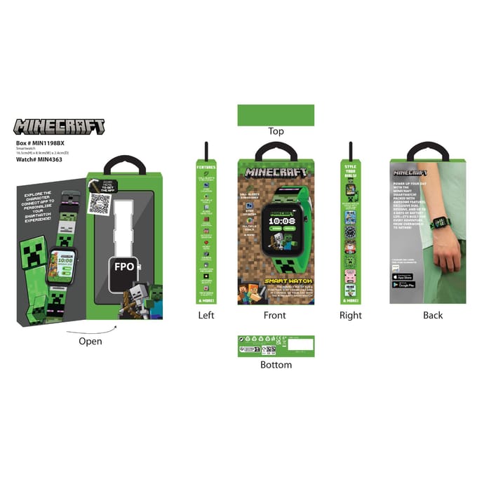 Minecraft Smartwatch met Bluetooth & App