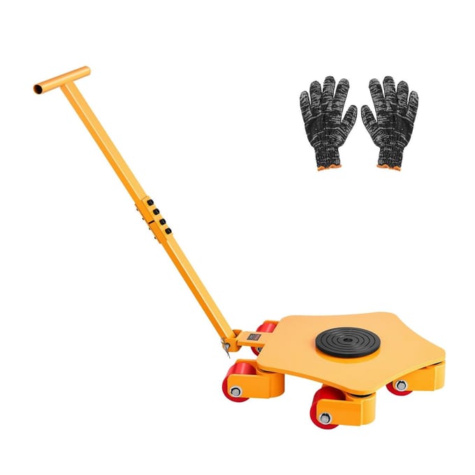Machine Dolly 8800 lbs Machineverhuis Dolly met Handvat 360° Rotatie