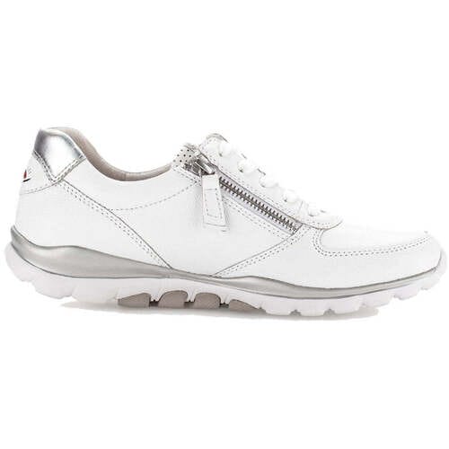 Gabor rollingsoft sensitive 86.968.51 - dames rollende wandelsneaker - Wit - maat 37 (EU) 4 (UK)