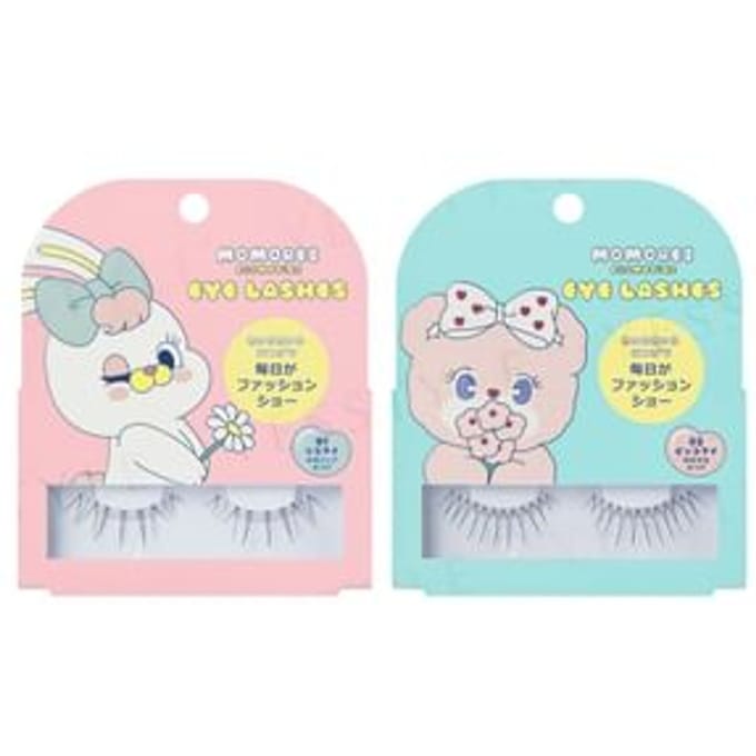 Koji - Momorei Cosmetics Eye Lashes 01 Rico Eye - 1 pair