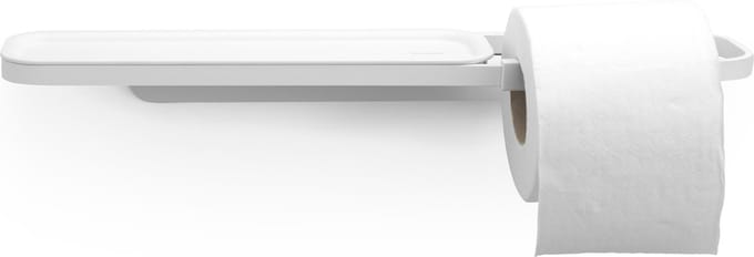 Brabantia MindSet WC Rolhouder - met Plankje - Hangend - Mineral Fresh White